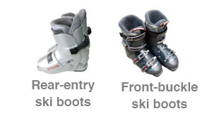 Rear-entry ski boots/Front-buckle ski boots