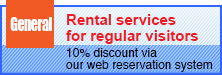 Rental services for regular visitors
